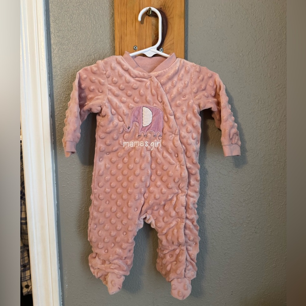 Pink Elephant Kids One Piece